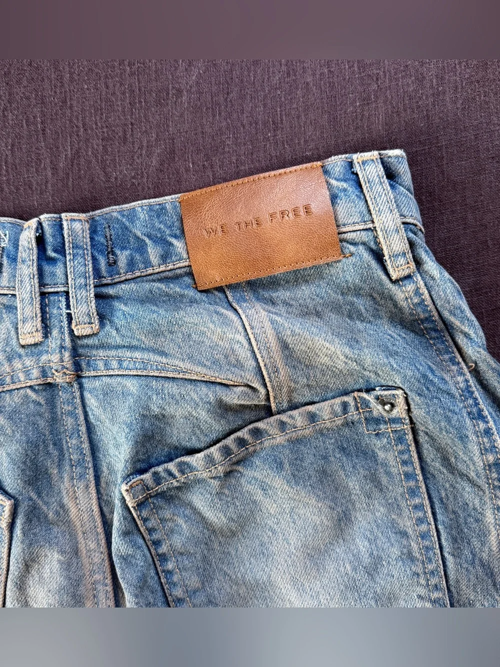 Free People Good Luck Barrel Jeans Lost In The Desert 24 Read Description